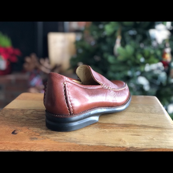 SOLD! // Martin Dingman Leather Slip-On Loafers 530073 10 M NOS - Picture 11 of 16